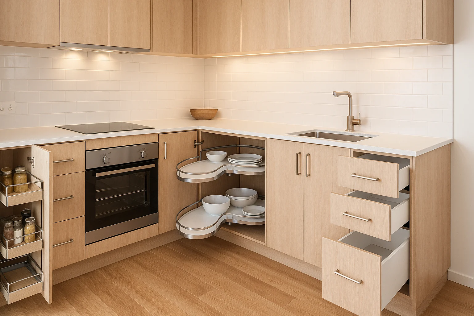 How Custom Joinery Maximises Storage in Small Kitchens