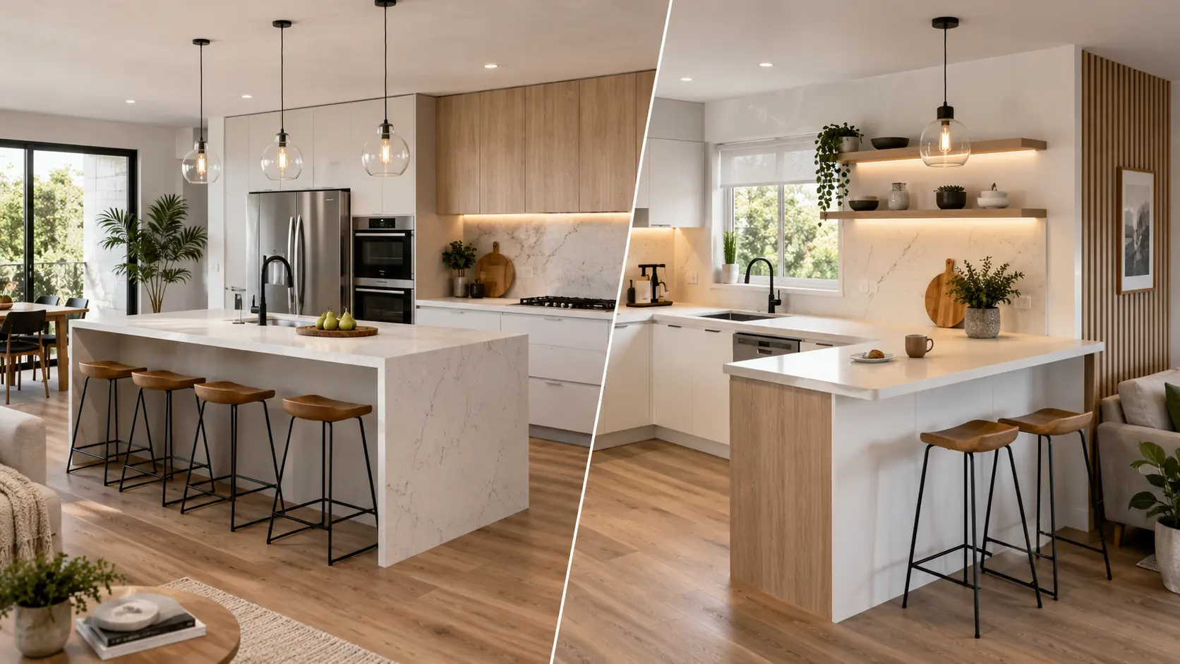 Kitchen Islands vs Peninsulas: Which Works Better for Your Home?
