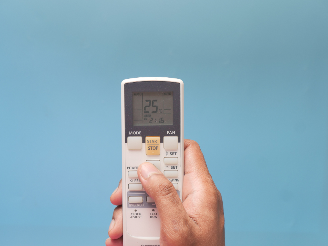 Air conditioning remote sttings