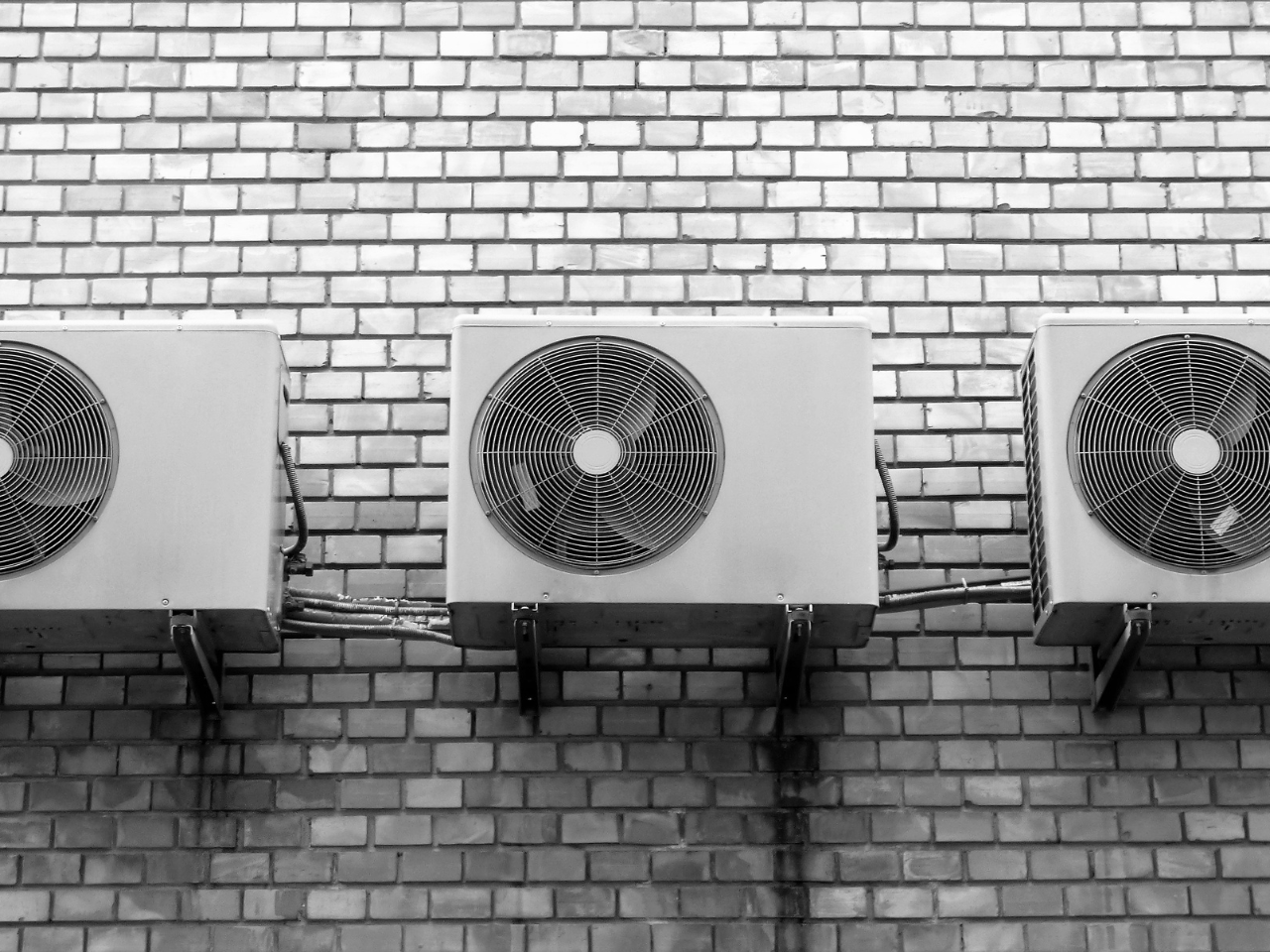 Outdoor part of the air conditioning unit