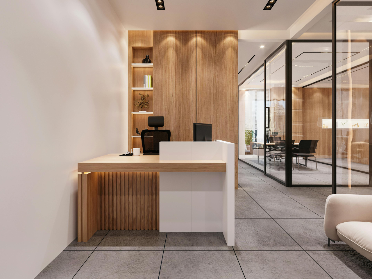 Office fitout lighting