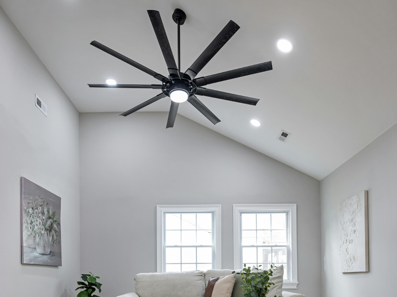 Ceiling Fan in living room