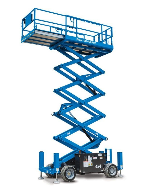 Genie 4069RT Rough Terrain Diesel Scissor Lift Hire