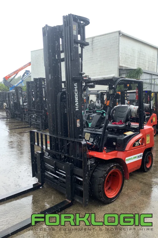 3.5 Tonne Hangcha Tall Mast LPG Forklift thumbnail 2