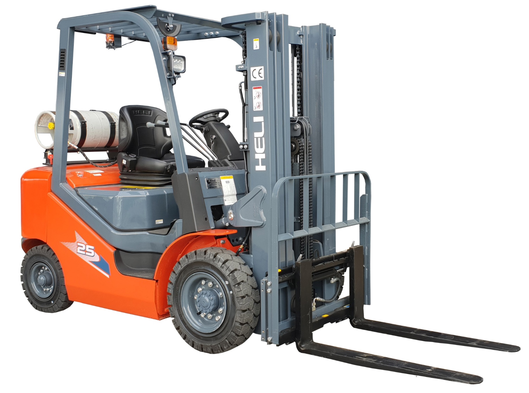 Heli 2.5T container mast forklift