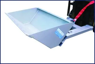 DBHS2-12 Hydraulic Forklift Dirt Bucket Attachment thumbnail 2