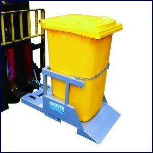 NWB-T1 Wheelie Bin Tipper Forklift Attachment thumbnail 2