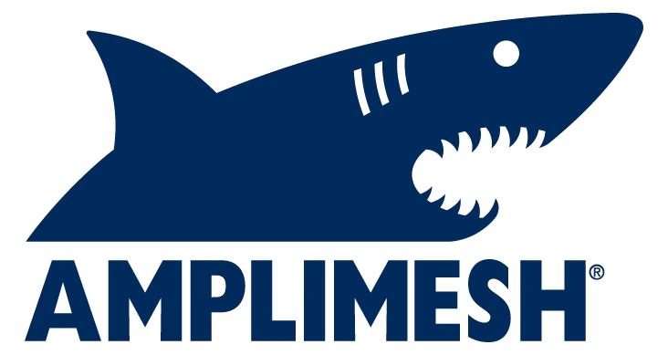 Amplimesh blue shark logo