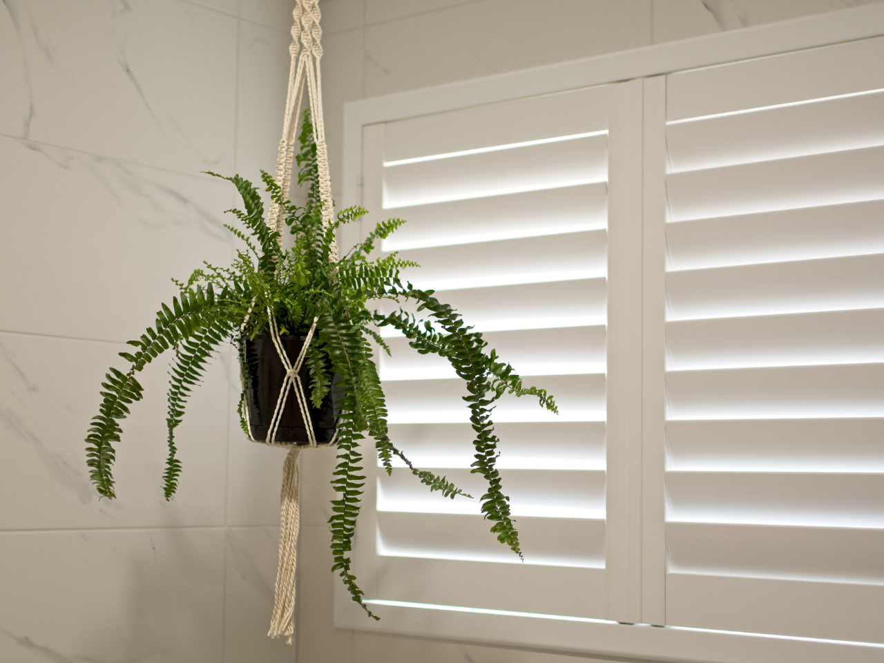 PVC Shutters Bathroom