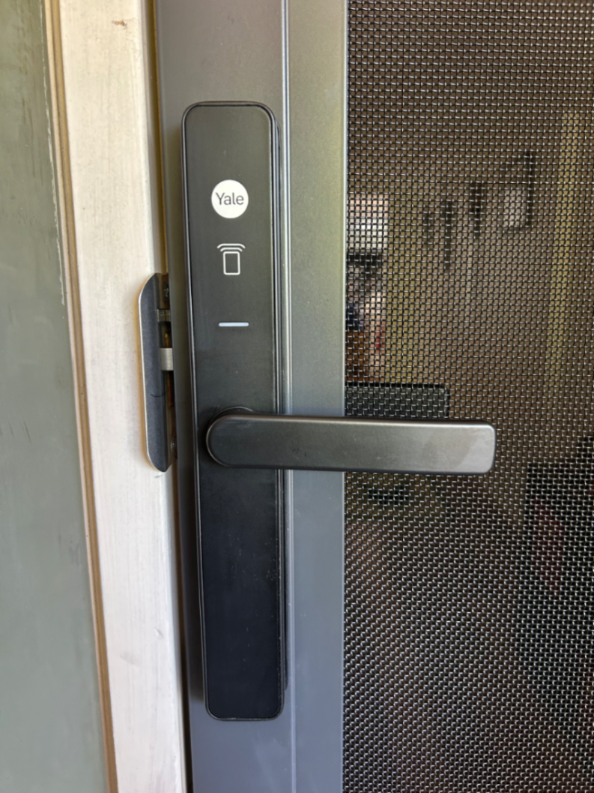 Amplimesh Security Door With Yale Electric Lock Warner
