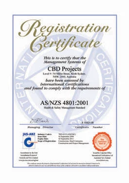 Health & Safety Management Standard  AS/NZS 4801