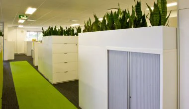 Office Tambour units for mobile storage