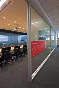 Graphics to convey corporate messages