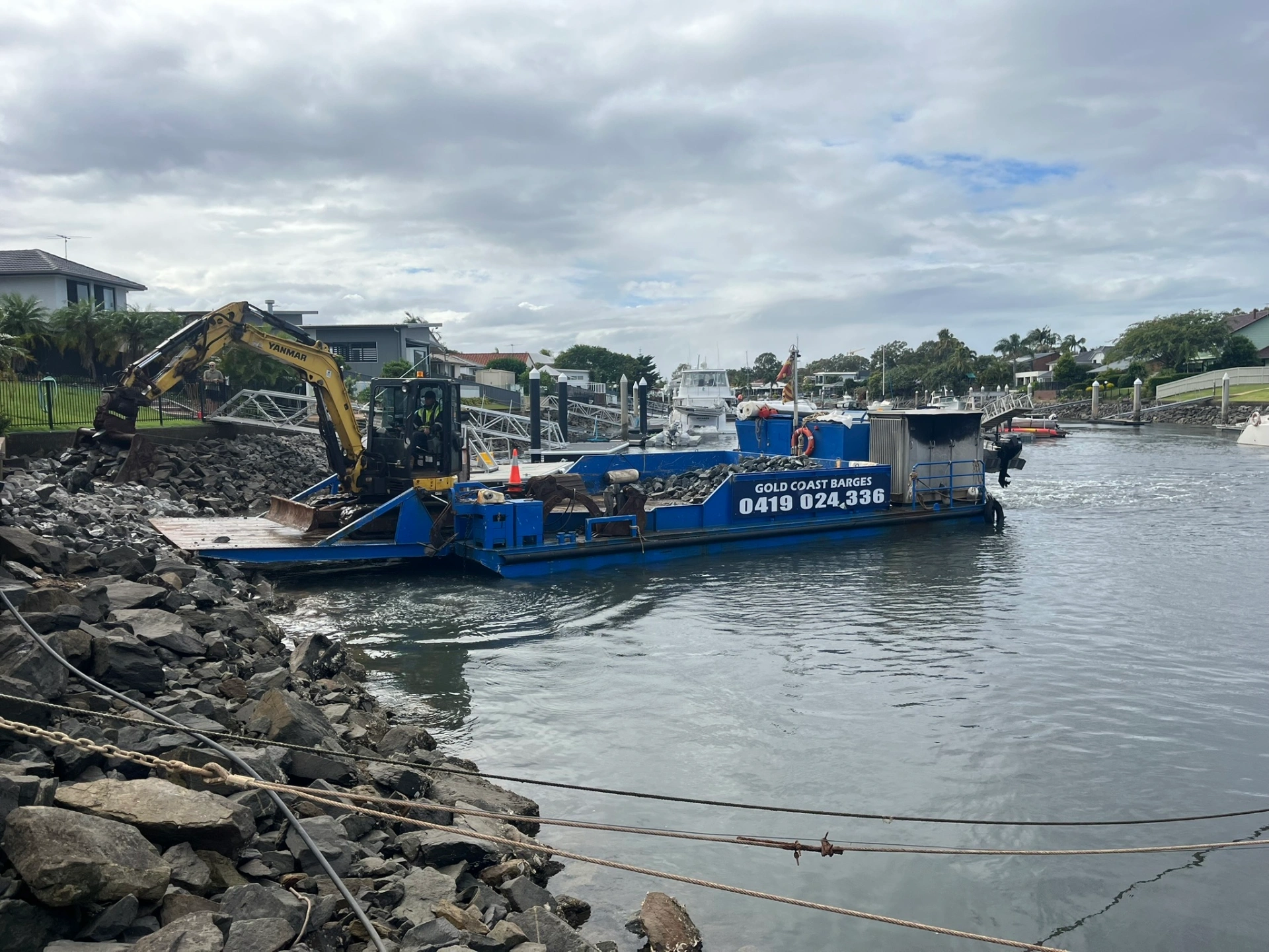 Rock Armouring Vessel Gold Coast