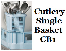 Hobart CB1 Dishwasher Single Section Cutlery Basket