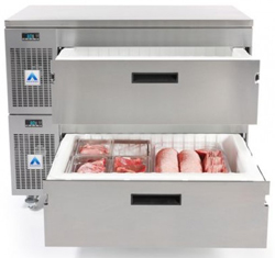 Adande VNS2-PT Combination Double Drawer Side Engine 1 Slimline 1 Standard Drawer Cover Top