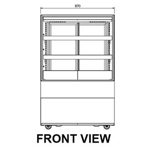 Airex AXR.FDFSSQ.09 Cold Food Display 900mm