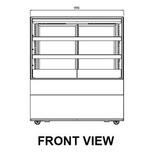 Airex AXR.FDFSSQ.12 Cold Food Display 1200mm