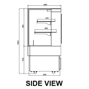 Airex AXR.FDFSSQ.15 Cold Food Display 1500mm