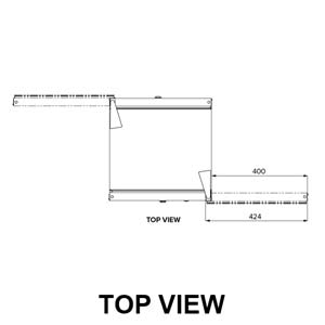 Airex AXR.MECT.1P.0994 Counter Top Single Glass Door Merchandiser Fridge