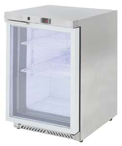 Airex AXR.UC.1G Under Counter 1 Door Glass Fridge