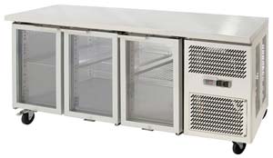 Airex AXR.UCGN.3G Under Counter 3 Glass Door Fridge