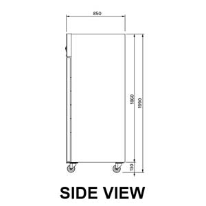 Airex AXF.URGN.2 Upright 2 Door Freezer