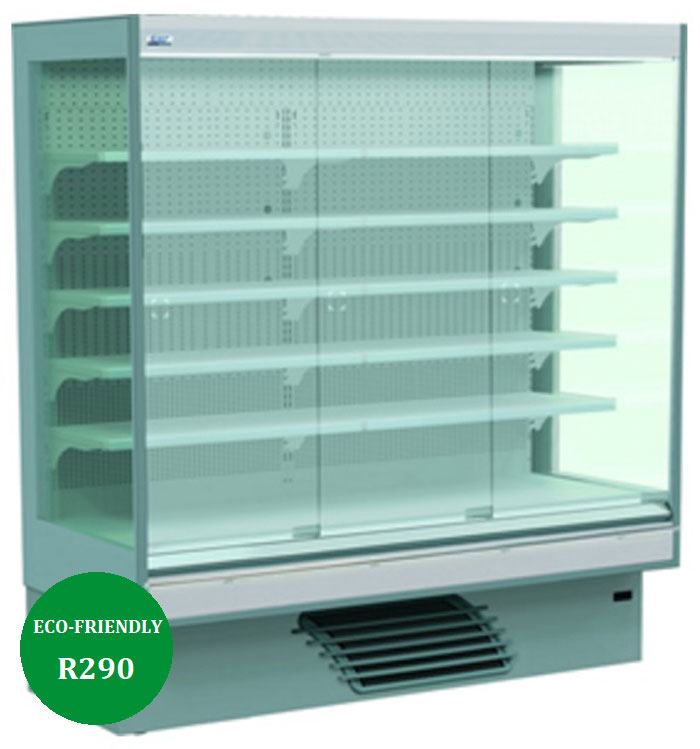 Bonnet Neve Onwave 3 Green Eco HP 5E/W 125 Glass Door Multi Deck Chiller
