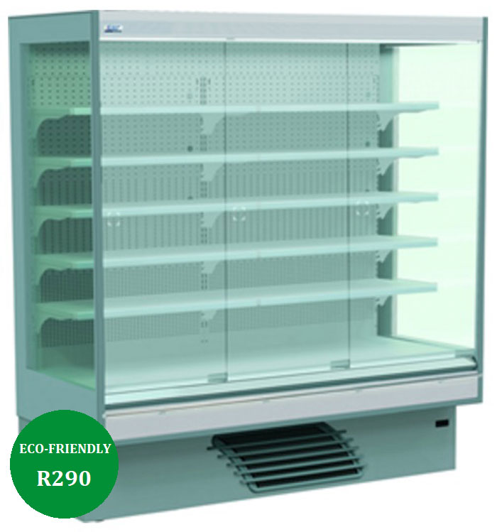 Bonnet Neve Onwave 3 Green Eco HP 5E/W 187 Glass Door Multi Deck Chiller