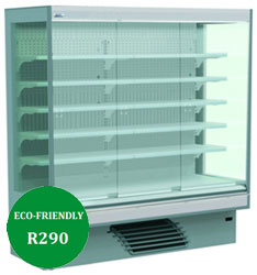 Bonnet Neve Onwave 3 Green Eco HP 5E/W 250 Glass Door Multi Deck Chiller