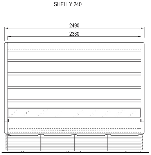 Iarp Shelly-240 Multi Deck Dairy Chiller