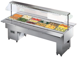 Tecfrigo Isola VT INOX-BM4M Mobile Bain Marie