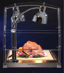 Alto Shaam CS-200S Double Heat Lamp Carving Station Sneeze Guard