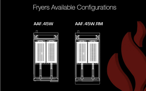 American Range AAF.45W.RM Range Matched Three Tube Burner Fryer
