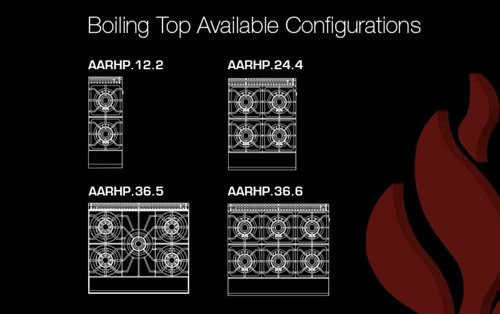 American Range AARHP.12.2 2 open Burner Boiling Top