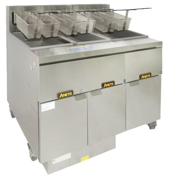 Anets FDAGG314R 3 Deep Fryers Filter System