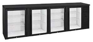 Anvil Aire BBZ0400 4 Door Glass Door Back Bar Fridge