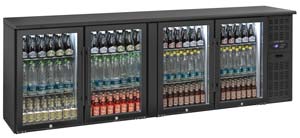 Anvil Aire BBZ0400 4 Door Glass Door Back Bar Fridge