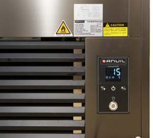 Anvil DSS3850 Square Glass Salad/Cake Refrigerated Display 4 Tier