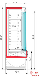Arneg Venere-702 OSCARTIELLE Refrigerated Open Multi Deck Display