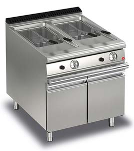 Baron Queen7 Q70FRI/G815 Double Pan Gas Deep Fryer