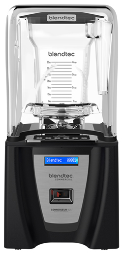 Blendtec Connoisseur 825 On Counter FourSide Jar Blender Package