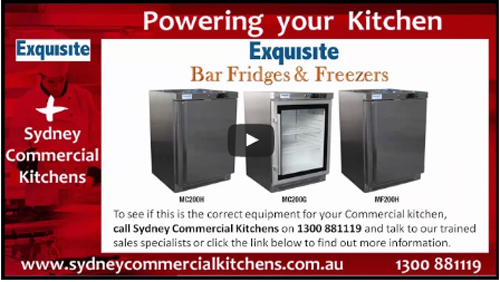 Exquisite Single Door Bar Fridges and Bar Freezers