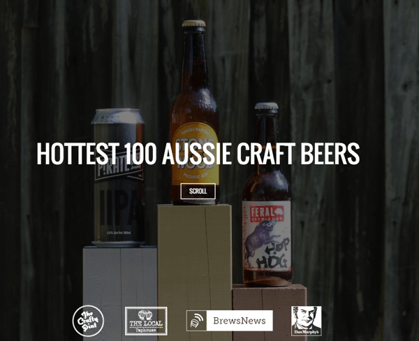 One of the most exciting things in 2016 is the growth craft beers