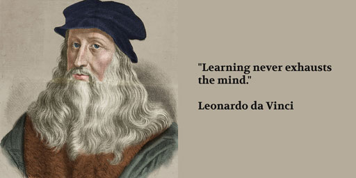 Learning never exhausts the mind