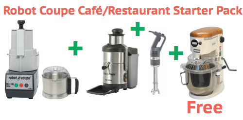 Get a free 5LT Planetary Mixer with Your Robot Coupe Café/Restaurant Starter Pack