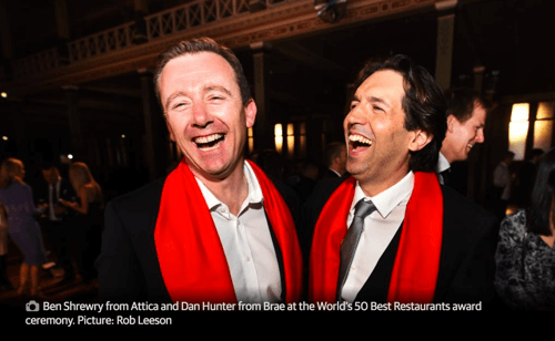 World's 50 Best Restaurants revealed in Melbourne