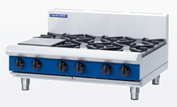 Blue Seal G516D-B Gas Cooktop 6 Burner Bench Model