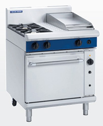 Blue Seal GE54C Electric Convection Oven 2 Gas Burner 300 Griddle Range