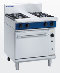 Blue Seal G54D Gas Convection Oven 4 Burner Range